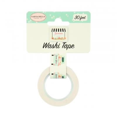 Carta Bella Summer Market Washi Tape - Blossom Truck